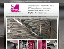Tablet Screenshot of cdp-decoration.fr